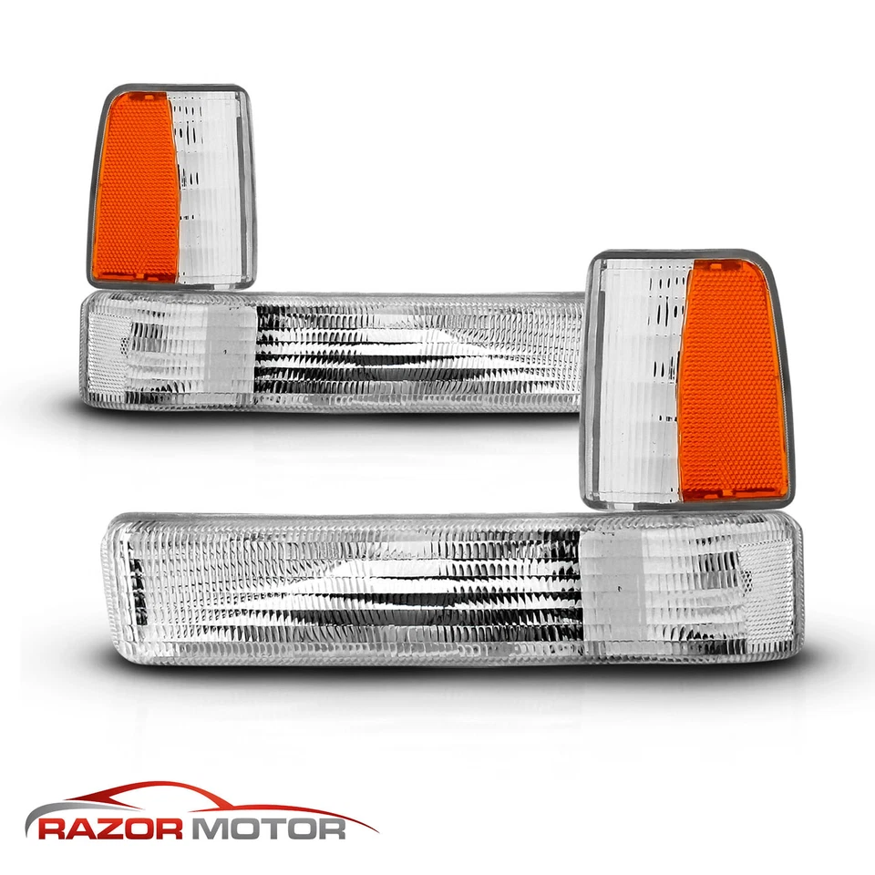 Luces de esquina de parachoques de señal clara para Dodge Dakota 1991 1992 1993 1994 1995 1996 Foto 2 de 4