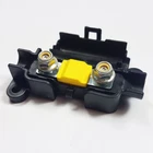 2 x 60 AMP MIDI FUSE YELLOW + MIDI / STRIP LINK FUSE HOLDER CAR AUTO 60A
