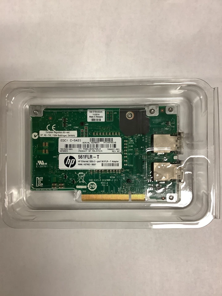 Adaptador 700699-B21 HP Ethernet 10Gb 2 puertos 561FLR-T 701525-001 700697-001 Foto 2 de 2