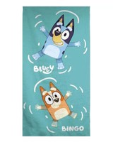 Bluey Strandtuch Comic Handtuch Badetuch Fast Dry Duschtuch Xxl 70X140Cm