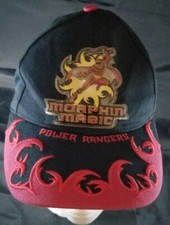 Vintage Power Ranger Morphin Magic Kids Hat Flames Adjustable Size Boys