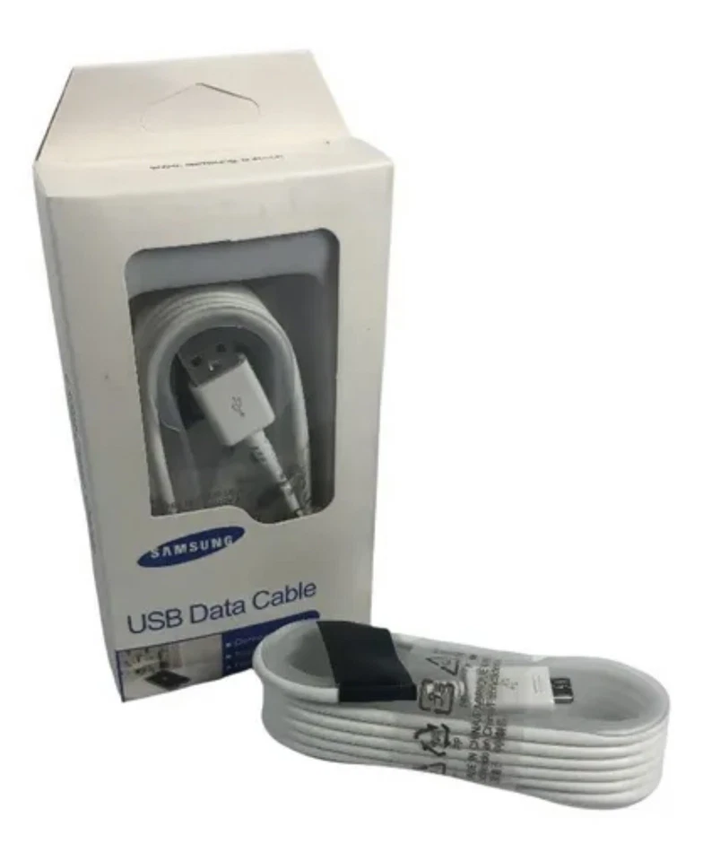 正品三星 3.3 英尺 USB-A 公头转 Micro-B 公头扩展,白色 — 第 3/3 张图片