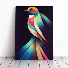 Swallow Futuristic Canvas Wall Art Print Framed Picture Home Decor Living Room