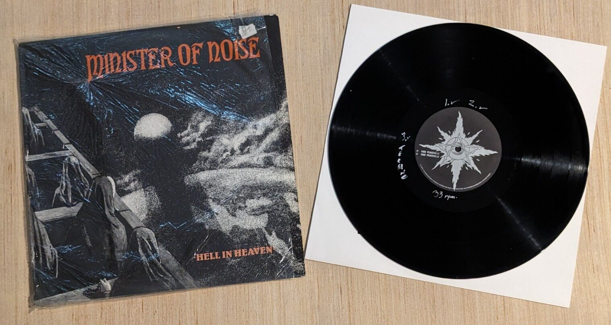 Minister of Noise Hell In Heaven Vinyl Record LP 1990 | eBay