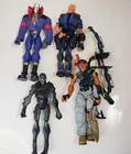 Lot of 4 GI Joe Sigma 6 Action Figures 2005-06 Collection Spirit Weapons +