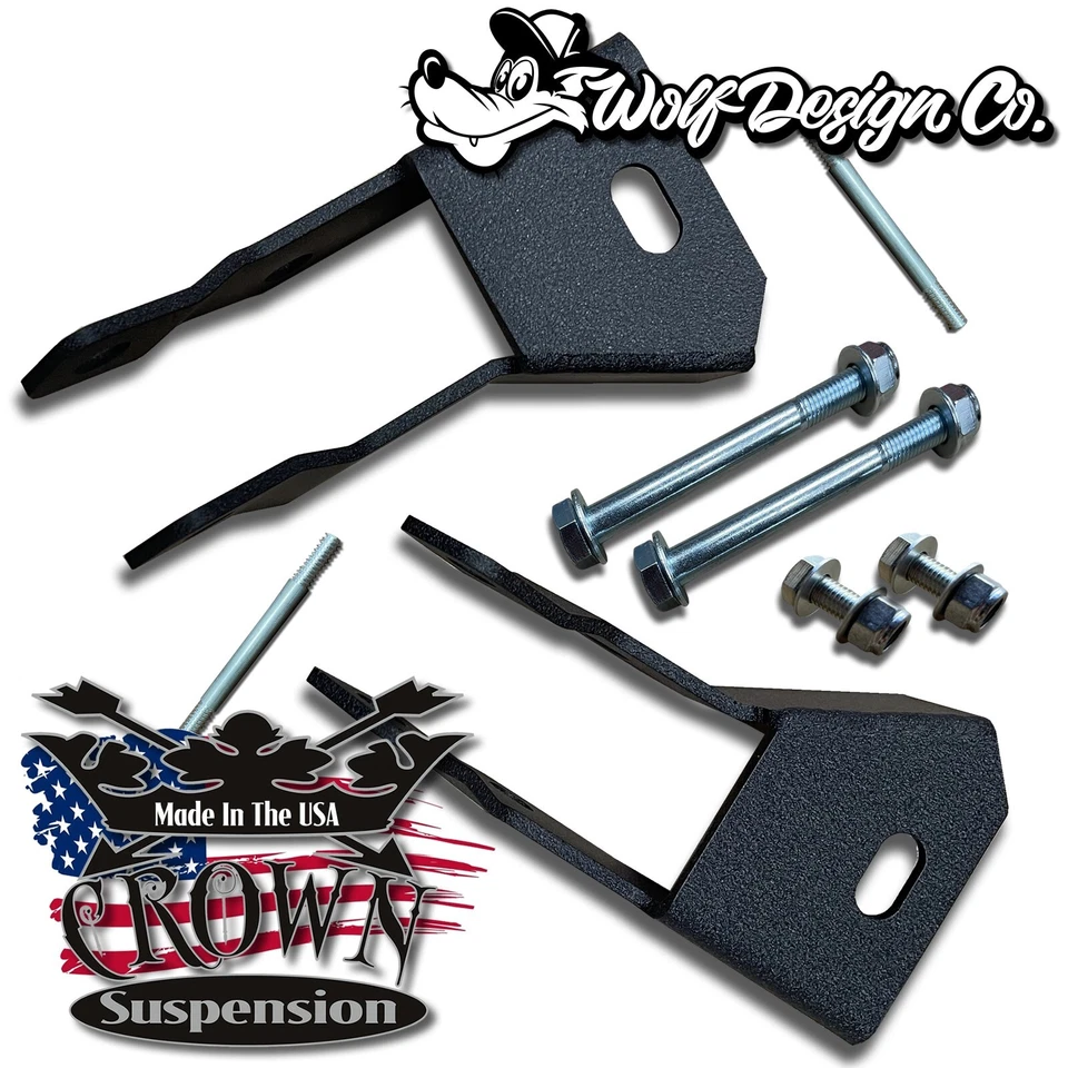 2000-2006 Tahoe Suburban 2" Rear Lowering Leveling Spring Kit Crown Suspension Foto 3 de 3