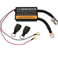 Car Battery Disconnect Cut Off Isolator Switch Wireless W/Dual Remote Control