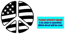 Peace Flag 082 Vinyl decal sticker Graphic Die Cut Car Truck Window Bumper 6"
