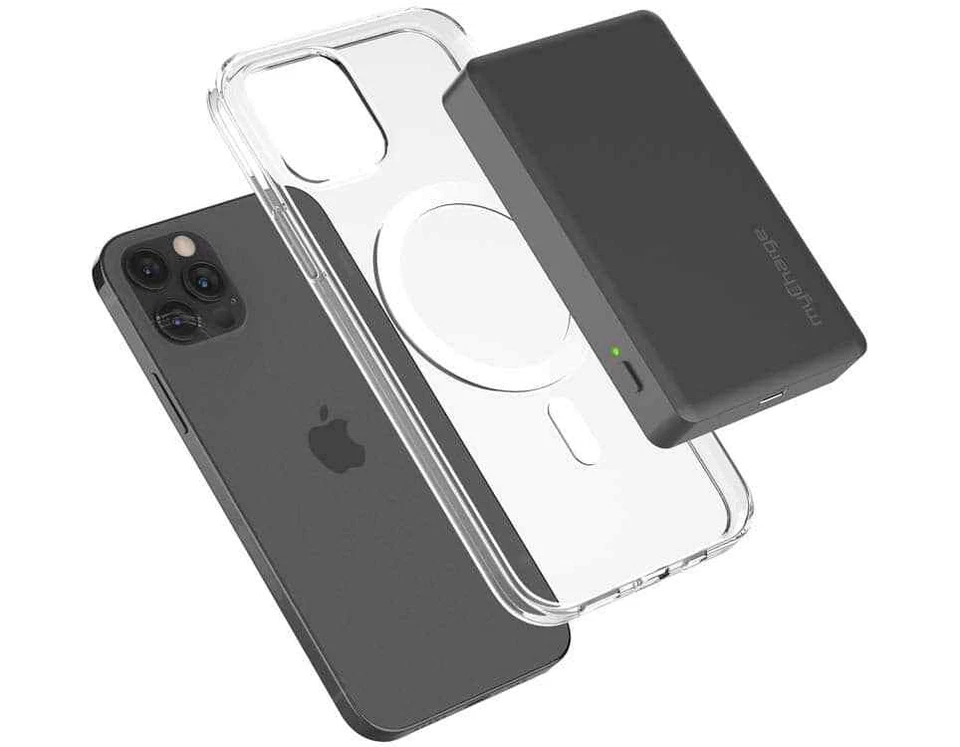 Powerbank magnético MyCharge Maglock carregamento sem fio 6000mAh com iPhones Magsafe - Imagem 4 de 4