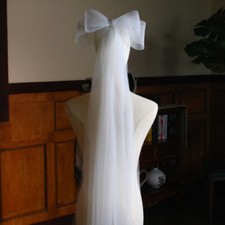 Lady Wedding Bridal Veil Bowknot Fancy Dress Headband Headwear Party Hair Decor