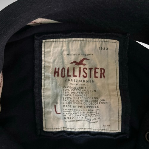 Hollister Jacket Womens Large Full Button Solid Blue Long Sleeve Pre Owned - Picture 3 of 7