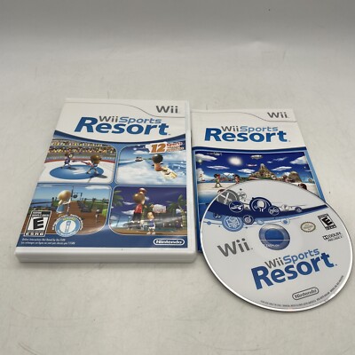 Wii Sports Resort Nintendo Wii Complete In Box CIB Tested & Working