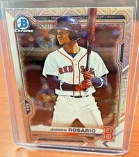 2021 Bowman Chrome JEISSON ROSARIO Mojo Refractor BCP-37! Boston Red Sox!