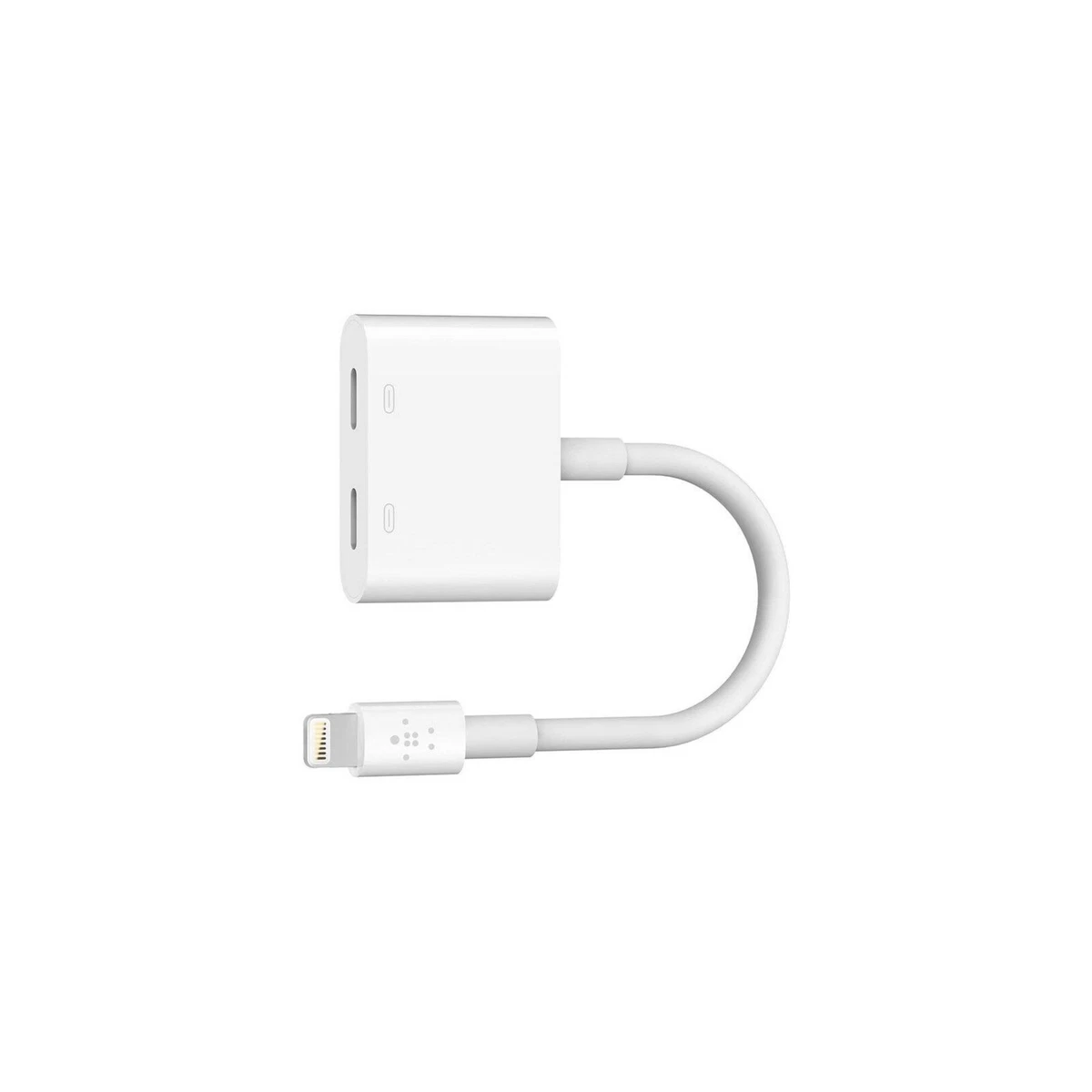 BELKIN LIGHTNING ADAPTER ROCKSTAR AUDIO CHARGE MFI CERTIFIED NEW