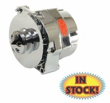 Powermaster 37294 - 140 Amp Alternator With Baffle - Chrome