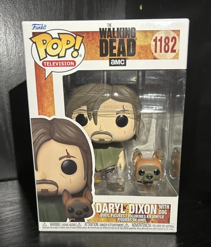 Funko Pop! Television The Walking Dead Daryl Dixon w/Dog #1182 Vinyl Figure New