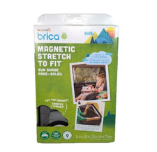 Munchkin Brica Magnetic Sun Shade Stretch to Fit 14x28 Car Auto Window SEALED