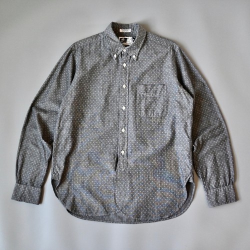 Engineered Garments, Vintage, 2000s ENGINEERED GARMENTS “19th Century Shirt”, gray polka dot, size M
