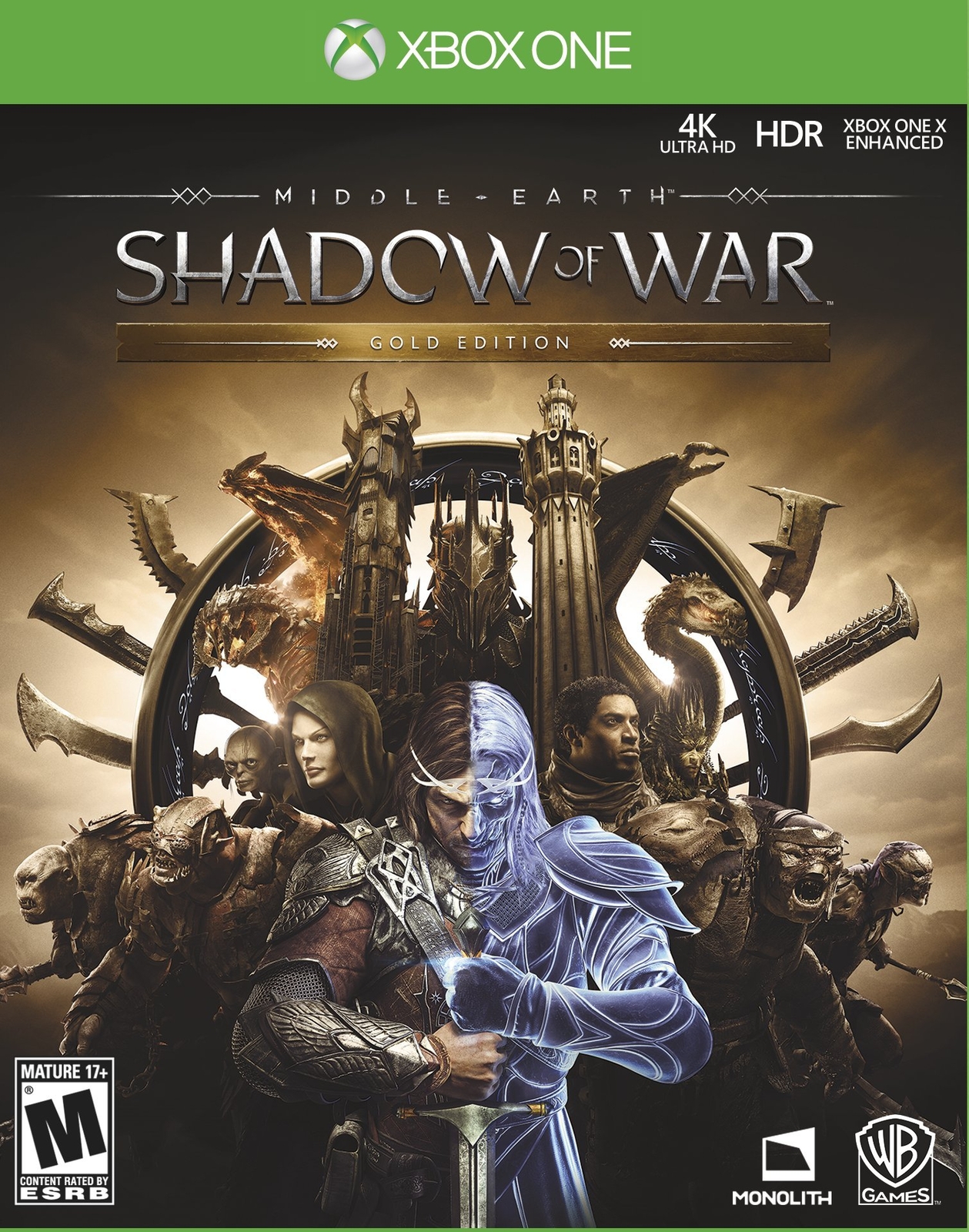 Middle-Earth: Shadow Of War Gold Edition - Xbox One Xbox On (Microsoft Xbox One)