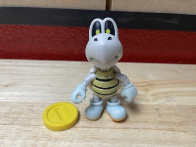 WORLD OF NINTENDO 4'' DRY BONES + COIN JAKKS PACIFIC LOOSE FIGURE 2018 2788KT01