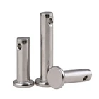 Solid Stainless Steel Clevis 3 4 5 6 8 10mm Pins Link Hinge Pin Clevis Sailing
