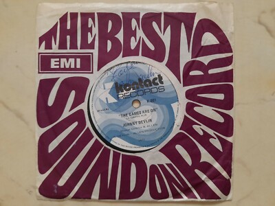 JOHNNY DEVLIN The Games Are On / The Wanganui River *1972 KONTACT LABEL*SIGNED*