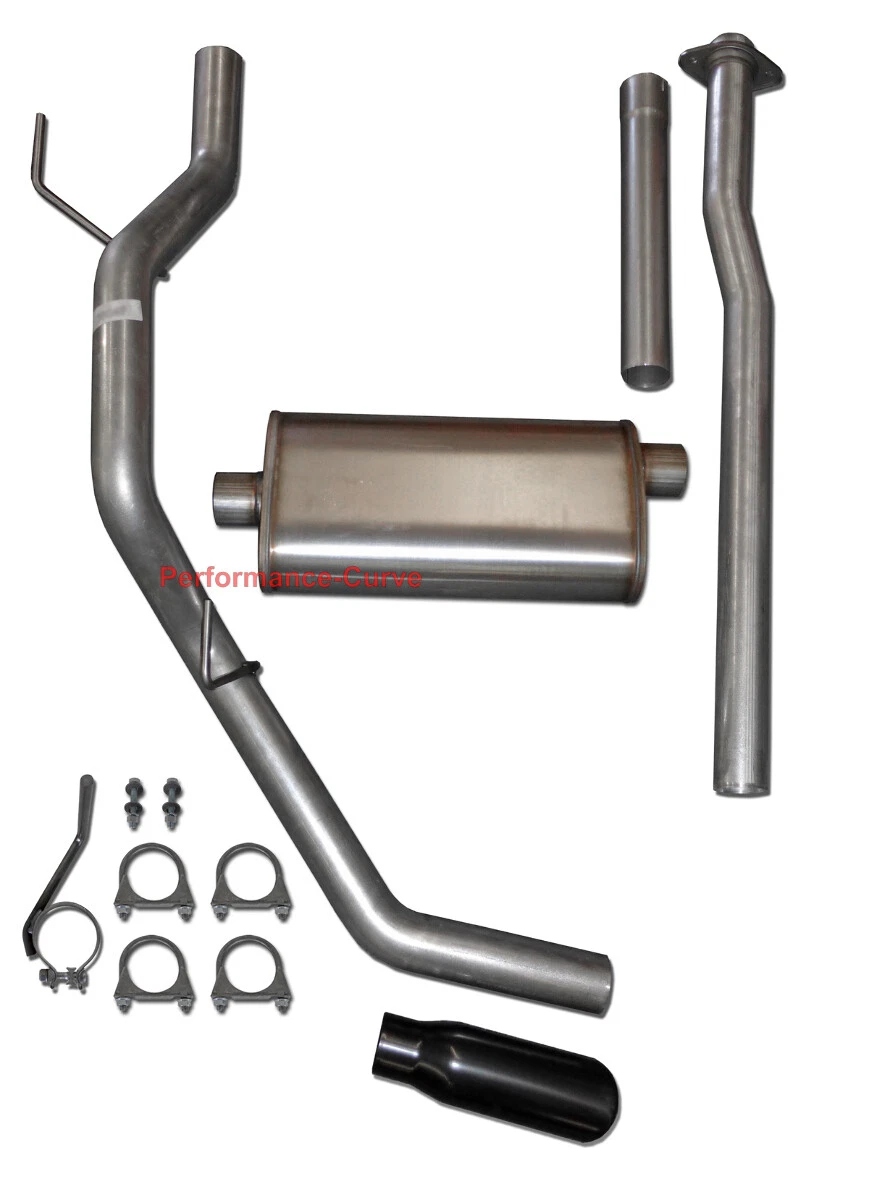 Sistema De Escape Completo Cat-Back De 3" Para Ford F-150 2011-2014 (3.7L V6/5.0L V8) - Acero Aluminizado, Sin Terminal