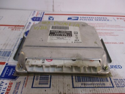 2003 VIBE 1.8L ECM ENGINE CONTROL MODULE COMPUTER PCM ECU POWER UNIT