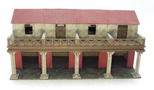UPPER RANK TRADE BLOCK  (Streets & Gangs of Rome) 28mm ASSEMBLED & PAINTED MDF 
