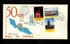 Postal History Netherlands Antilles #292-294 FDC Oil Industry Shell Dual 1965