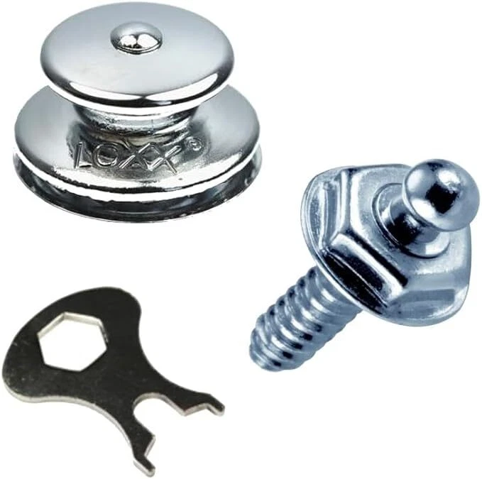 Set 50 * LOXX Oberteil, Blechschraube und Schlüssel -Persenning Boot Plane TENAX