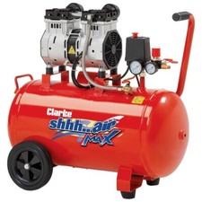 CLARKE SHHH50/150 SHHH AIR 7CFM 50 LITRE 1.5HP LOW NOISE COMPRESSOR OIL FREE