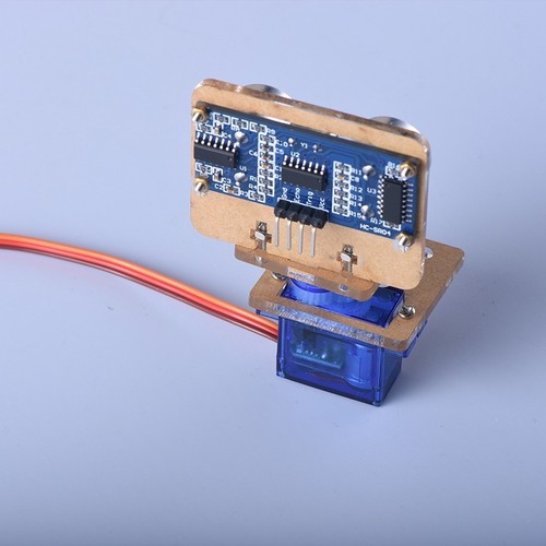 Smart Car Mounting Bracket for Ultrasonic Ranging Module Analog Servo DIY kit - 第 5/5 張圖片