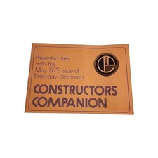 Constructors Companion Everyday Electronics 1972 Paperback Booklet