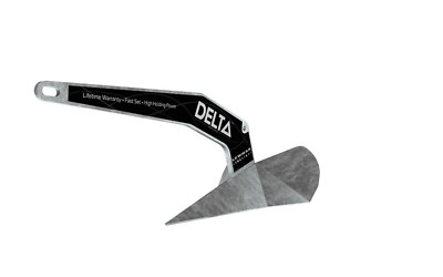 LEWMAR Galvanized Delta Fast-Set Anchor 14lb for  21 to 31 Feet boat