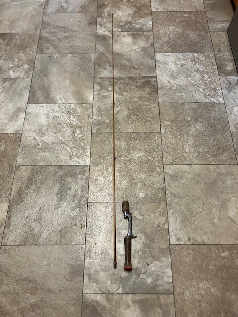 Vintage Heddon Pal #1051 Faux Bamboo Steel 5' 6 Vintage Heddon Pal #1051 Faux Bamboo Steel 5' 6