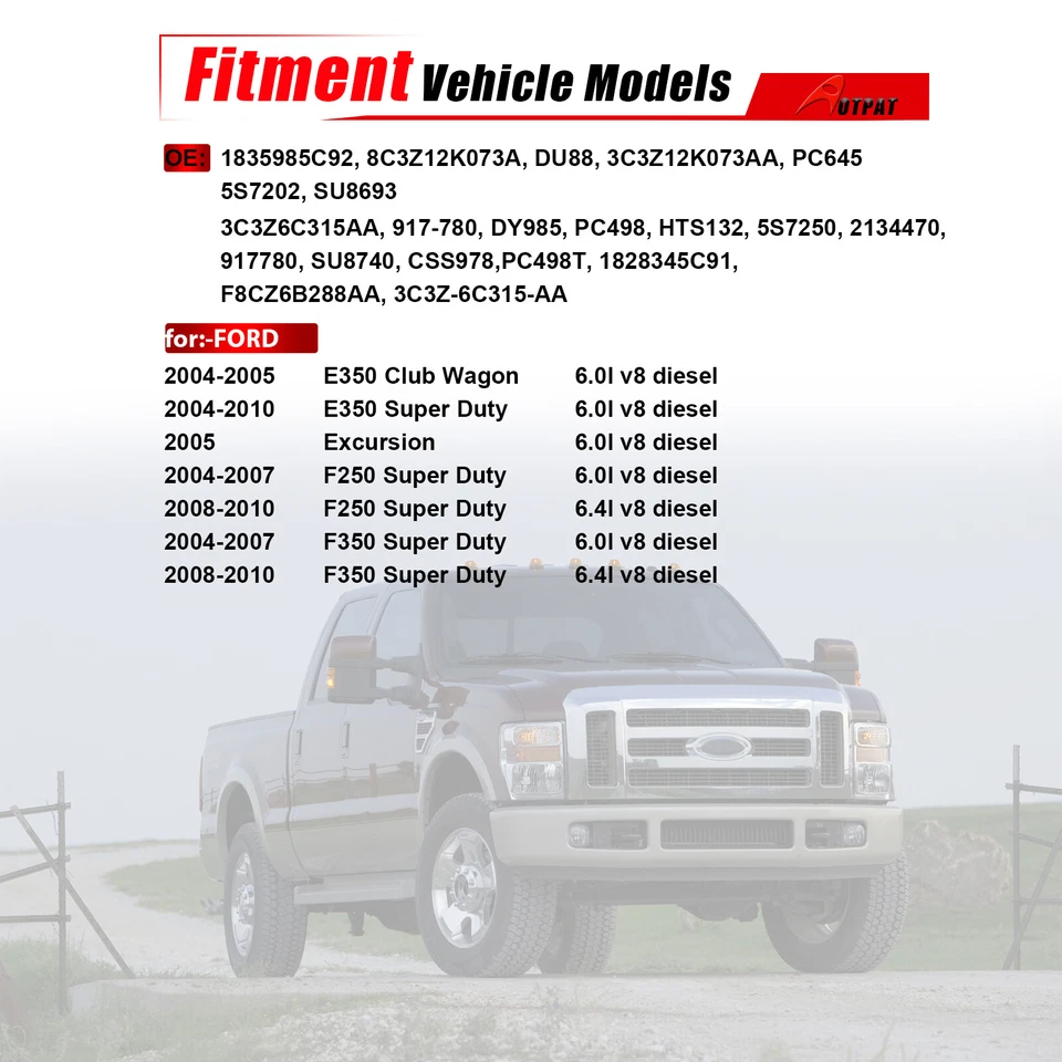 Sensor de posición del árbol de levas y cigüeñal para 04-10 FORD F250/F350/E350 Super Duty Foto 2 de 4