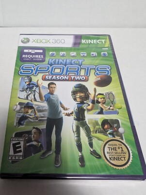 Kinect Sports: Season Two 2 (Microsoft Xbox 360, 2011) Brand New Factory Sealed