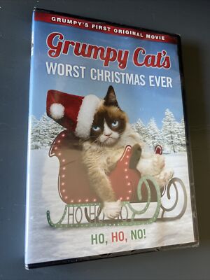 Grumpy Cat's Worst Christmas Ever (DVD, 2014)  FACTORY SEALED  FREE SHIPPING