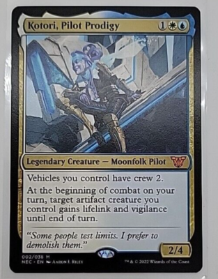 MTG Kotori, Pilot Prodigy Commander: Kamigawa: Neon Dynasty 002/038  Regular