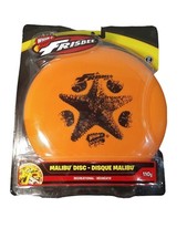 Frisbee NEW Wham-O Frisbee Malibu Disc 110g Orange Starfish  Shells - Beach