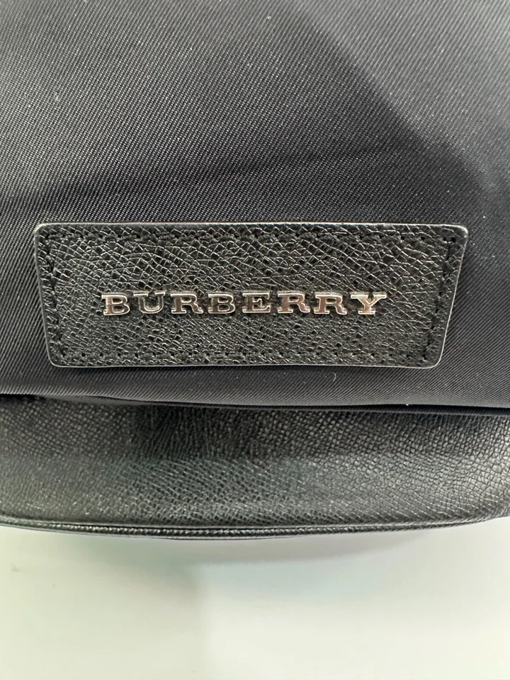 BURBERRY Nylon Printed Calfskin Marden Backpack Black - Image 3 of 4