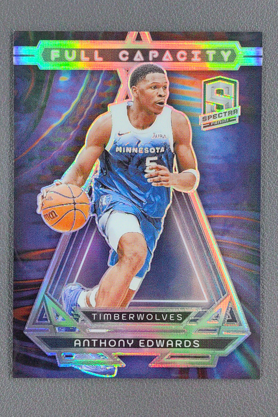 2023-24 Panini Spectra Anthony Edwards Full Capacity #23 SSP Timberwolves