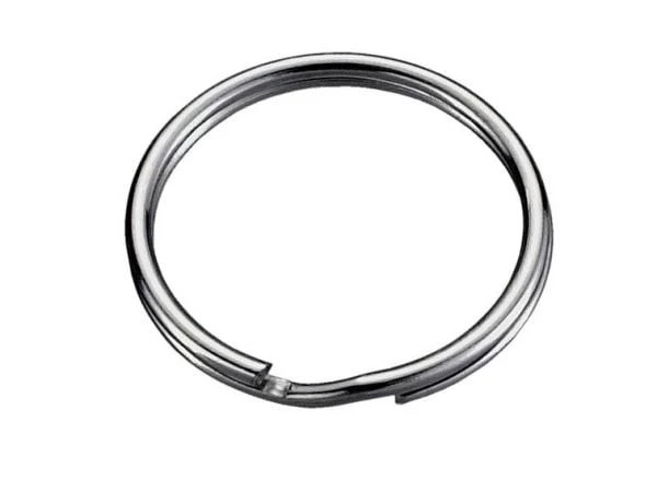 SchlüSselringe Gesamt 10 StüCk GrößEn 20 Mm Vernickelt Ringe SchlüSsel-Bund-image