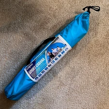 New Copa Sport Beach Tent Cabana Mesh Windows 53" H x 106" W x 47" Deep UPF 50