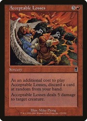 Acceptable Losses - Odyssey #172/350 Common Magic: The Gathering