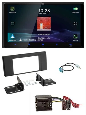 JVC USB Bluetooth 2DIN DAB MP3 Autoradio für Land Rover Range Rover Vogue L322 2 - Bild 1 von 4