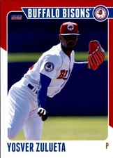 2023 Buffalo Bisons Choice #28 Yosver Zulueta Remedios Cuba - NM Baseball Card