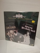 THE CAMERAMAN and SPITE MARRIAGE LASERDISC SILENT CLASSICS, NEW SEALED/ RARE