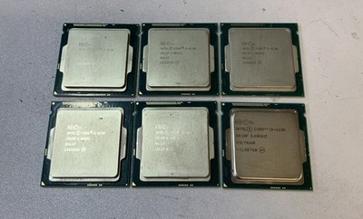 (Lot of 6) Intel Core i3-4130 4th Gen 2-Core 3.4GHz 3M Cache CPU Processor ''P3E''